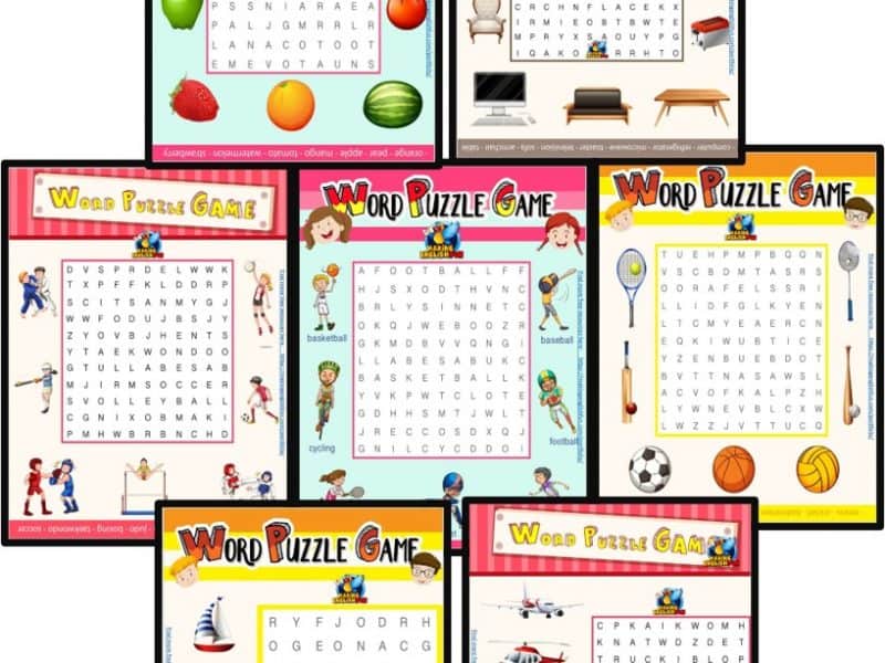 ESL Wordsearch Worksheets