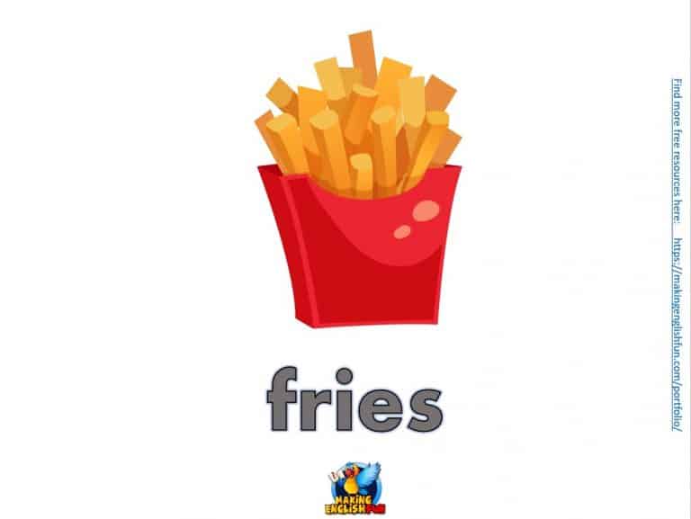 Fruit, Food and Vegetable  Flashcards.