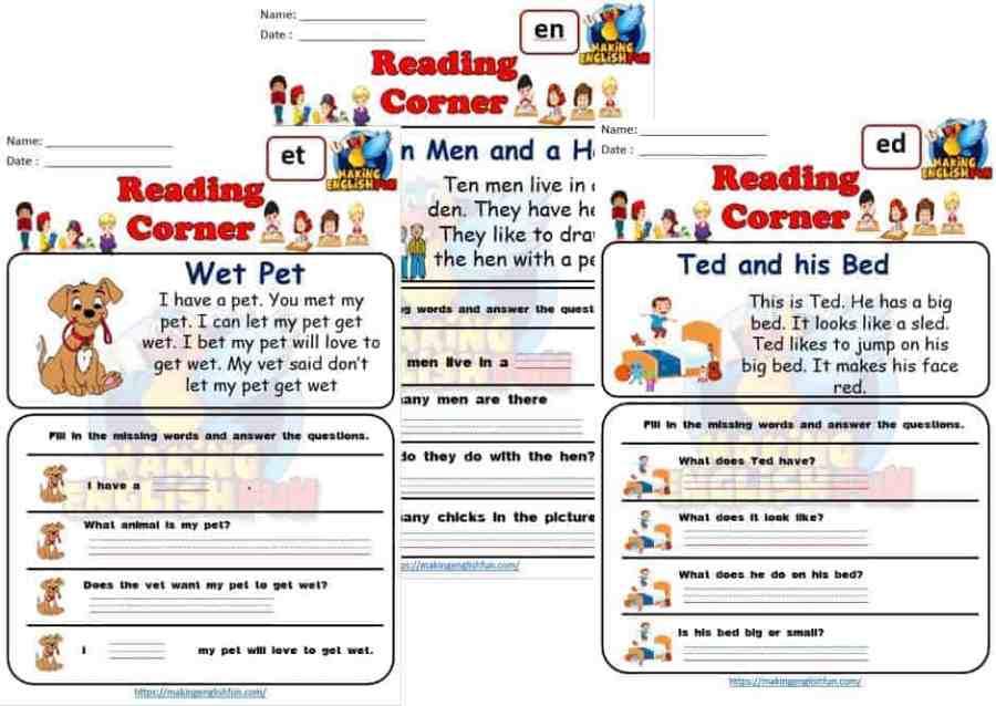 50+ Phonics and Reading Skills Workbook – Sounds and CVC wordsMaking ...