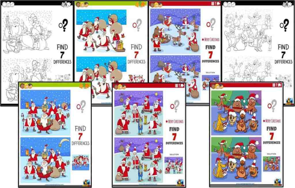 Christmas Spot the difference