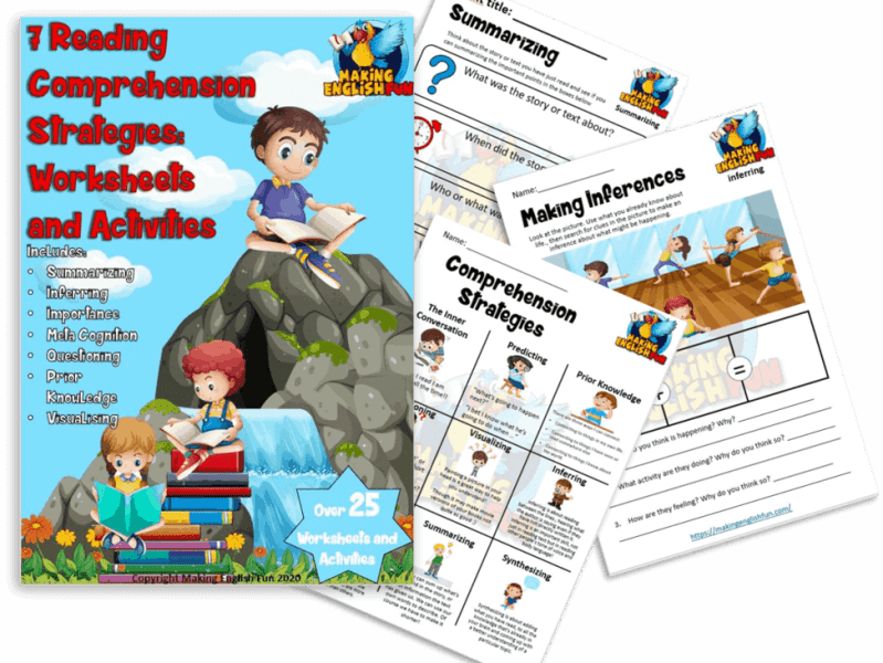 7 Reading Strategy Worksheets