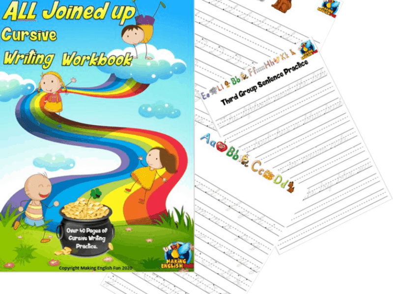 Cursive writing Workbook