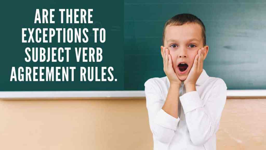 Are There Exceptions to Subject Verb Agreement Rules.