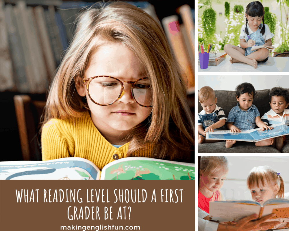 Reading levels FIrst grade