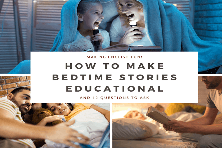 How to Make Bedtime Stories Educational (with 12 Questions to ask!)