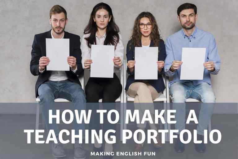 How To Make  A Teaching Portfolio