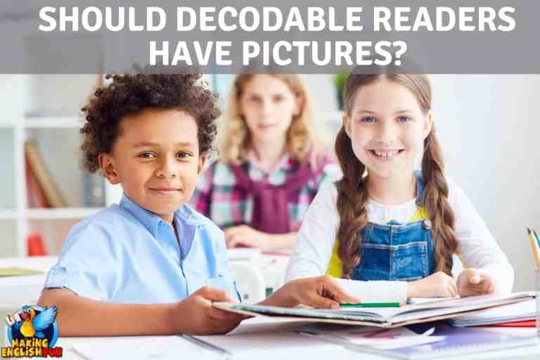 Should Decodable Readers have Pictures?  