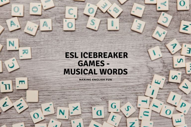 ESL Icebreaker Game for Primary School: Musical Words