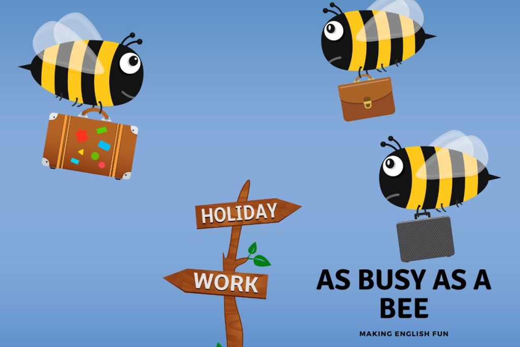English animal idiom as busy as a bee