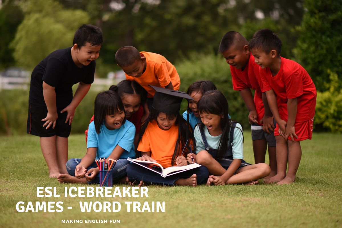 ESL Icebreaker Game for Primary School: Word TrainMaking English Fun
