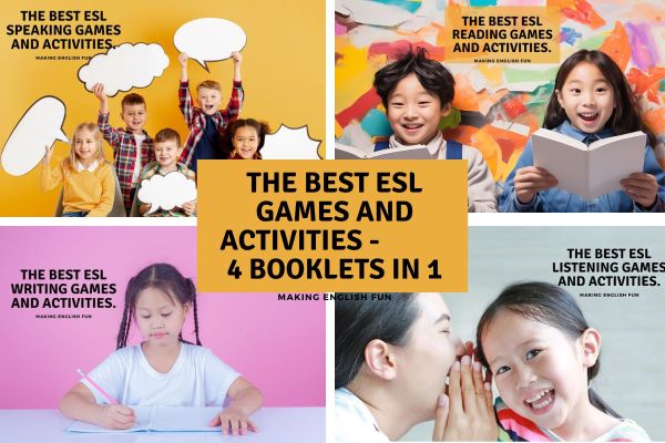 The Best ESL Games and Activities - 4 Booklets in 1