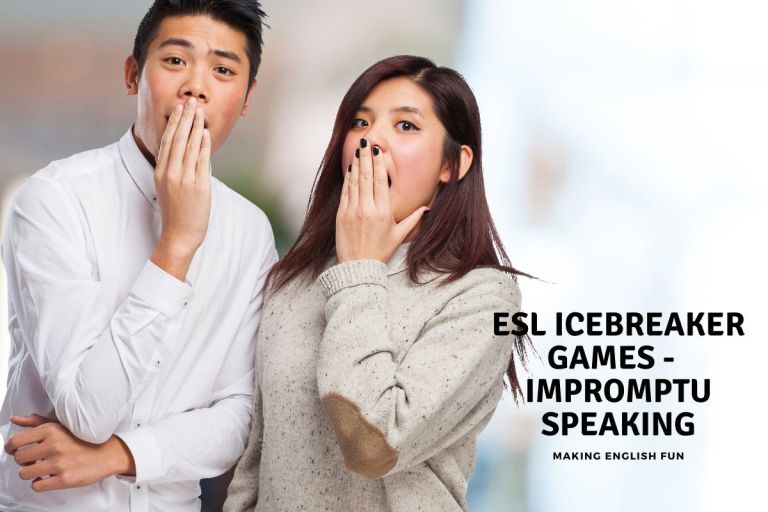 ESL Icebreaker Game for High School: Impromptu Speaking