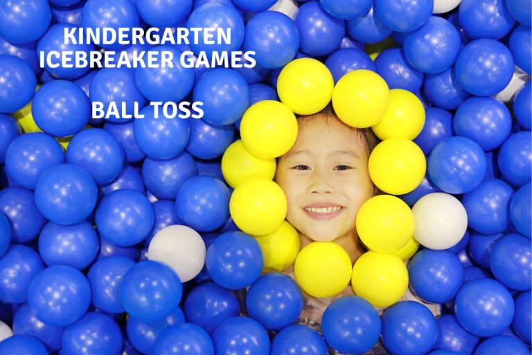 ESL Icebreaker Game for Kindergarten: Ball Toss Name Game