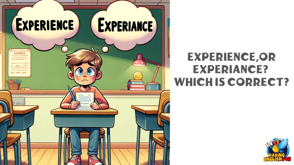Experience or Experiance Which Is Correct