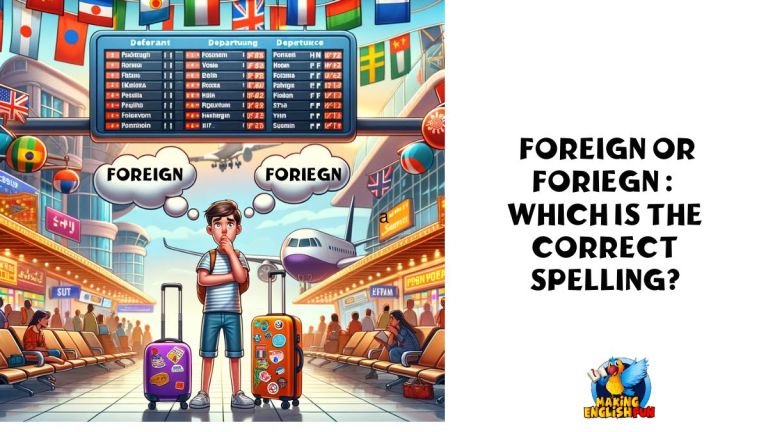Foreign or Foriegn: Which is the Correct Spelling?