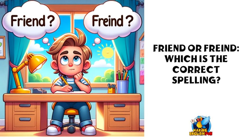 Friend or Freind Which is the Correct Spelling