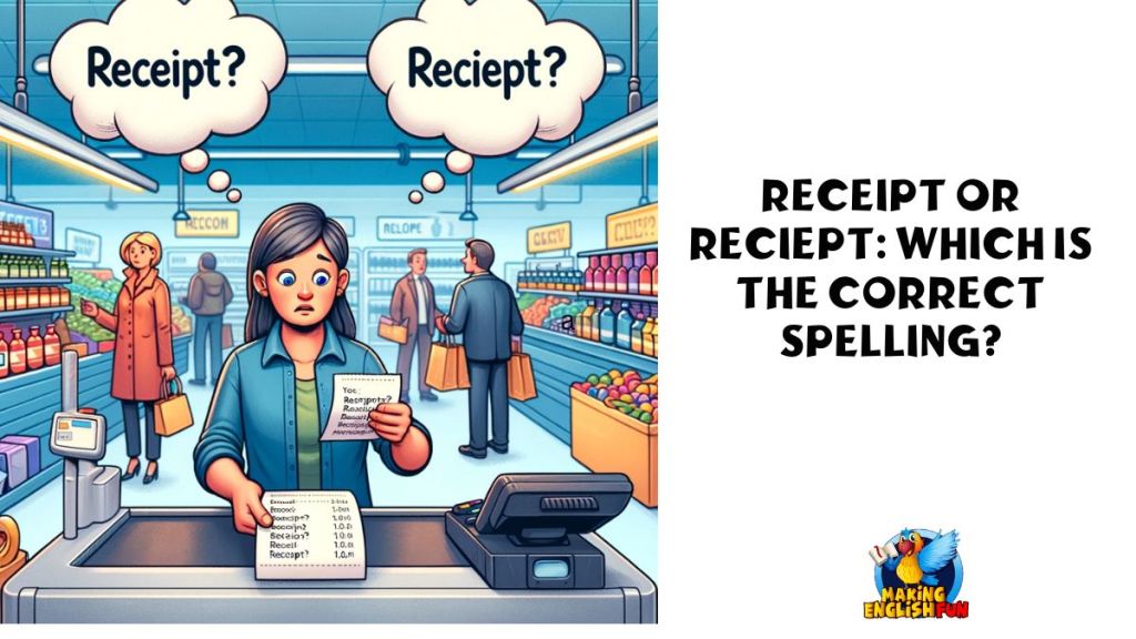 Receipt or Reciept Which is the Correct Spelling