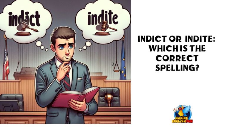 Indict or Indite: Which is the Correct Spelling?