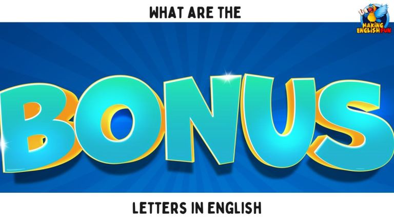 What are Bonus Letters in English?