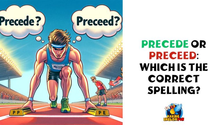 Precede or Preceed: Which is the Correct Spelling?