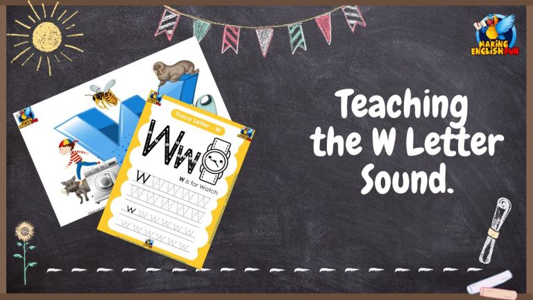 Teaching the W Letter Sound